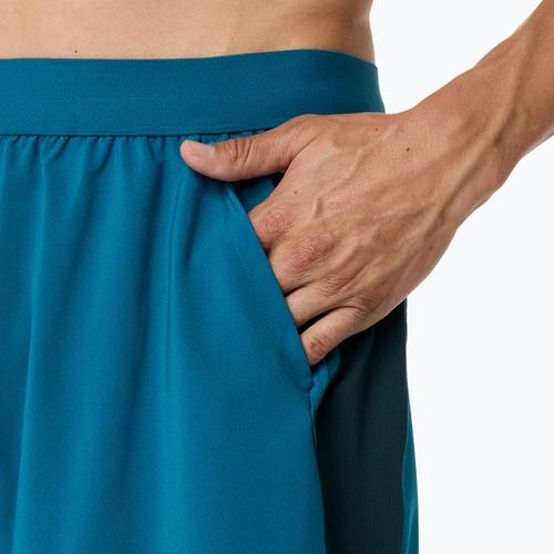 Шорти для бігу чоловічі ASICS Road 5IN tranquil teal/dark teal/yamabuki