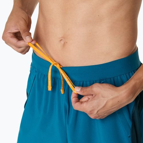 Шорти для бігу чоловічі ASICS Road 5IN tranquil teal/dark teal/yamabuki