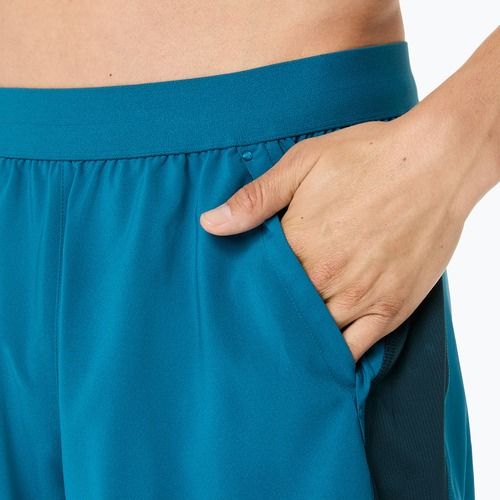 Шорти для бігу чоловічі ASICS Road 7IN tranquil teal/dark teal/yamabuki