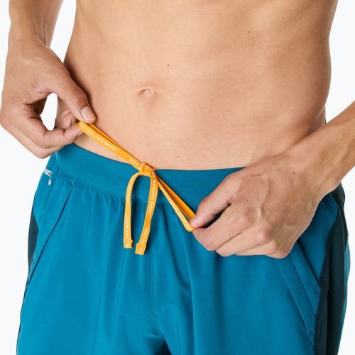 Шорти для бігу чоловічі ASICS Road 7IN tranquil teal/dark teal/yamabuki