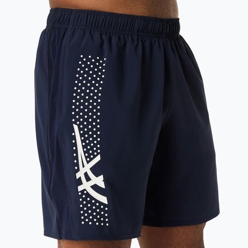 Шорти для бігу чоловічі ASICS Icon 7IN midnight/cream