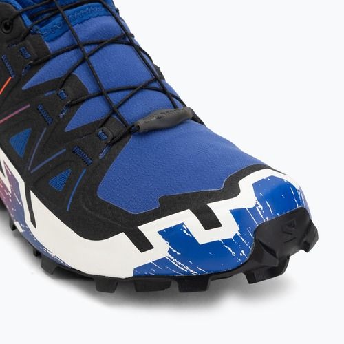 Кросівки для бігу Salomon Speedcross 6 GTX surf the web/fiery red/white