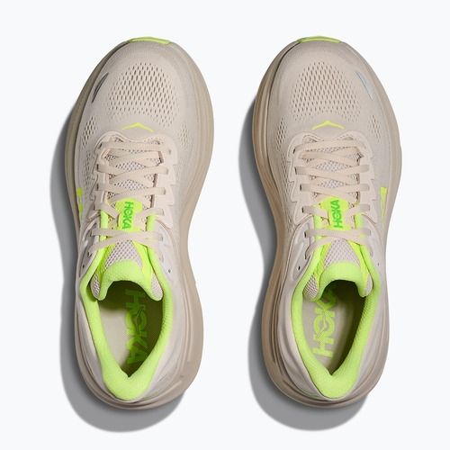 Кросівки для бігу чоловічі HOKA Bondi 9 grout/neon yuzu