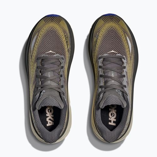 Кросівки для бігу чоловічі HOKA Clifton 9 GTX gravel/eggshell
