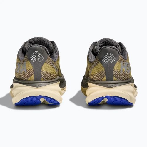 Кросівки для бігу чоловічі HOKA Clifton 9 GTX gravel/eggshell