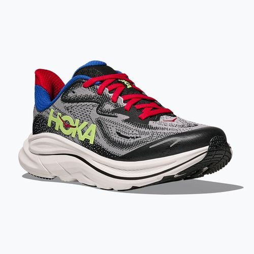 Кросівки для бігу дитячі HOKA Clifton 10 foggy grey/black