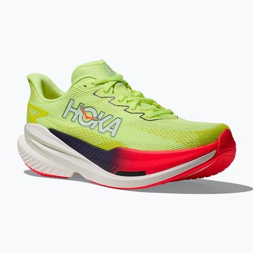 Кросівки для бігу чоловічі Hoka Mach X 3 neon yuzu/squid ink