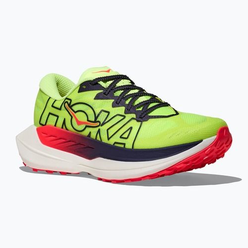 Кросівки для бігу жіночі HOKA Rocket X Trail neon yuzu/neon flame