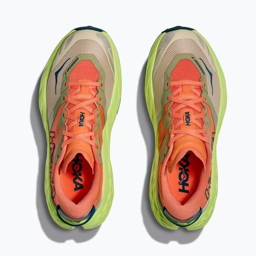 Кросівки для бігу жіночі HOKA Speedgoat 7 persimmon/neon yuzu