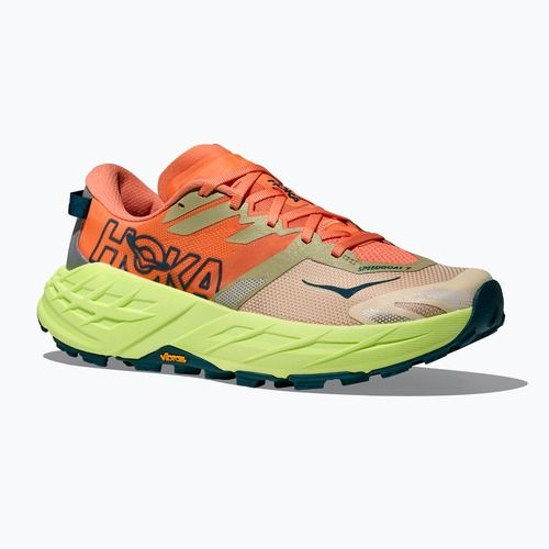 Кросівки для бігу жіночі HOKA Speedgoat 7 persimmon/neon yuzu