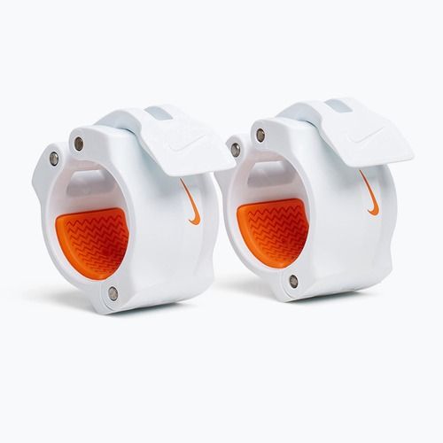 Затискачі для штанги Nike Strength Barbell Collars 2 шт. white/orange