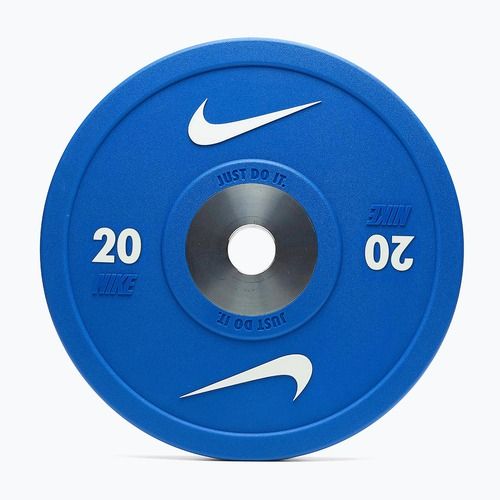 Диск Nike Strength Pro Urethane Bumper Plates 20 кг blue/white