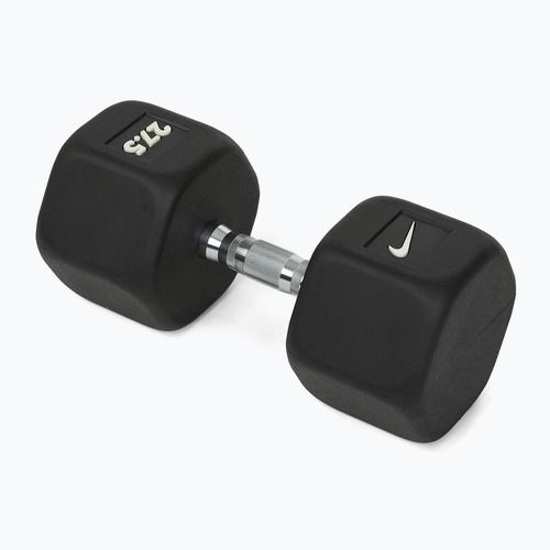 Гантель гумований Nike Strength Hex Dumbbell 27,5 kg black/white