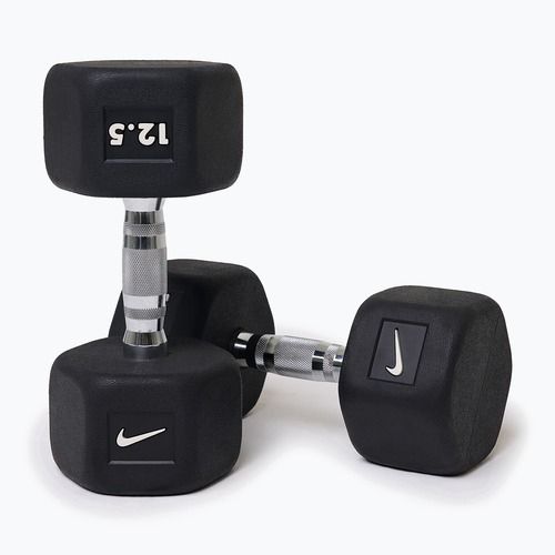 Гантель гумований Nike Strength Hex Dumbbell 12,5 kg black/white