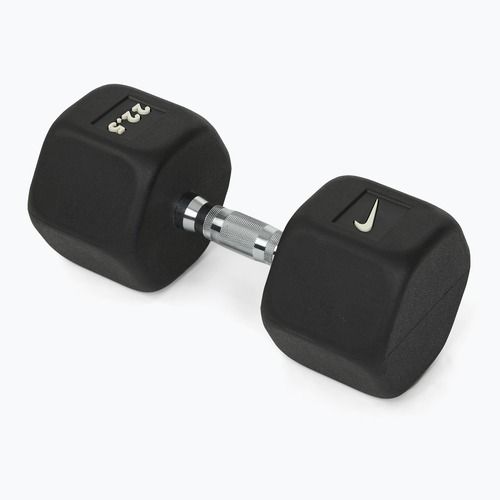 Гантель гумований Nike Strength Hex Dumbbell 22,5 kg black/white