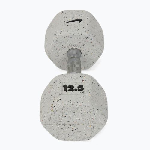 Гантель гумований Nike Strength Grind Hex Dumbbell 12,5 kg wolf grey