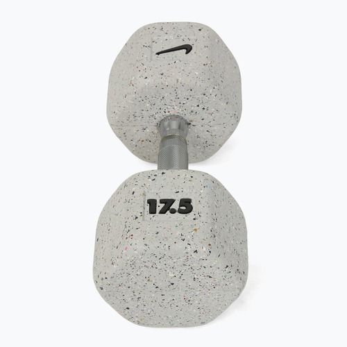 Гантель гумований Nike Strength Grind Hex Dumbbell 17,5 kg wolf grey