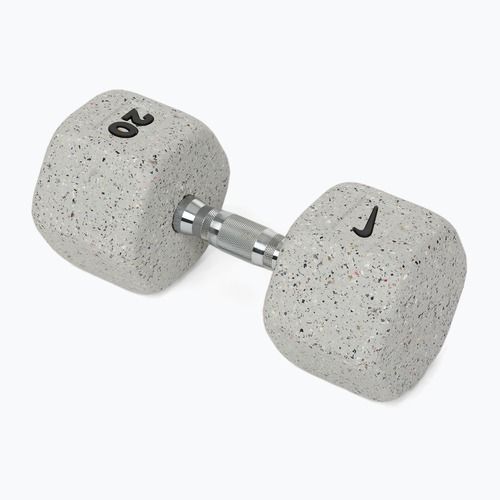 Гантель гумований Nike Strength Grind Hex Dumbbell 20 kg wolf grey