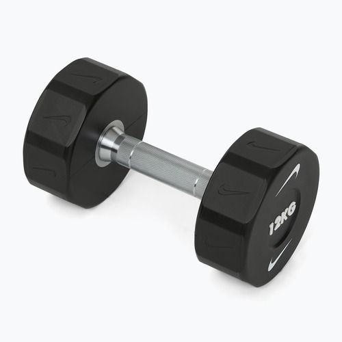 Хромована гантель Nike Strength Pro Urethane Dumbbell 12 kg black/white