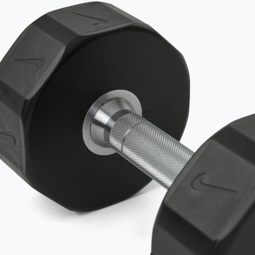 Хромована гантель Nike Strength Pro Urethane Dumbbell 12 kg black/white