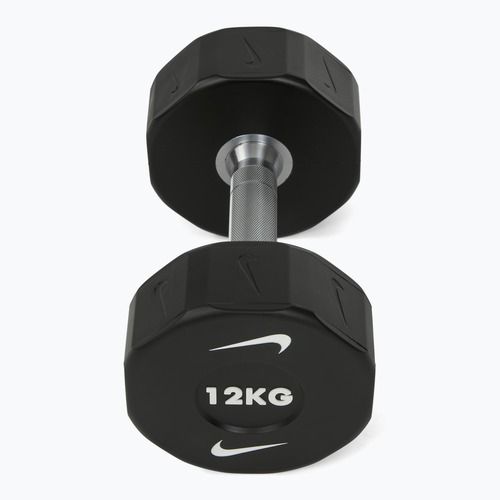 Хромована гантель Nike Strength Pro Urethane Dumbbell 12 kg black/white
