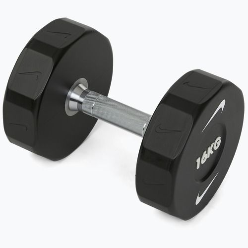 Хромована гантель Nike Strength Pro Urethane Dumbbell 16 kg black/white