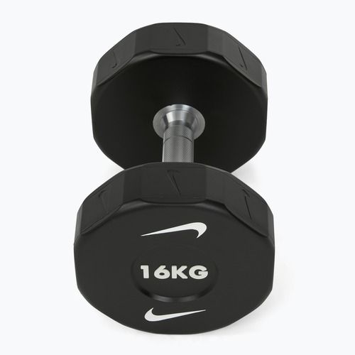 Хромована гантель Nike Strength Pro Urethane Dumbbell 16 kg black/white