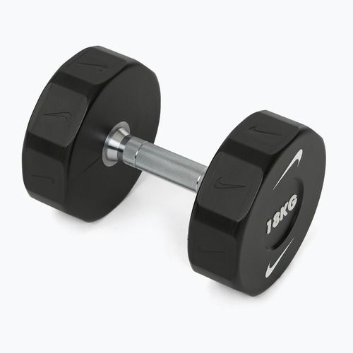 Хромована гантель Nike Strength Pro Urethane Dumbbell 18 kg black/white