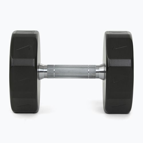 Хромована гантель Nike Strength Pro Urethane Dumbbell 18 kg black/white