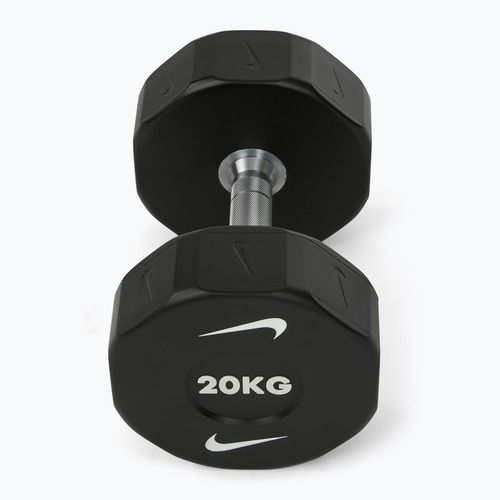 Хромована гантель Nike Strength Pro Urethane Dumbbell 20 kg black/white