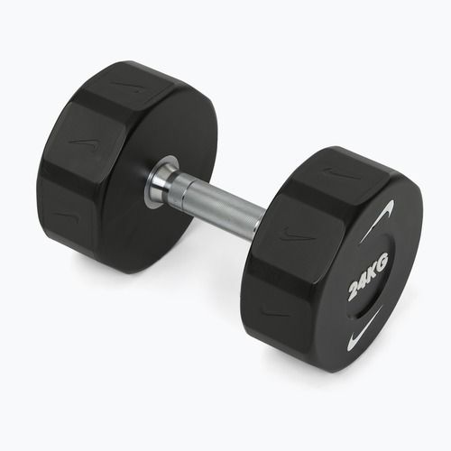 Хромована гантель Nike Strength Pro Urethane Dumbbell 24 kg black/white