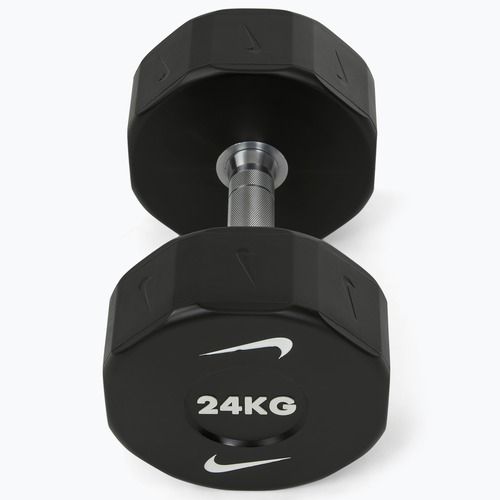 Хромована гантель Nike Strength Pro Urethane Dumbbell 24 kg black/white
