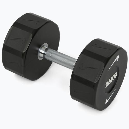 Хромована гантель Nike Strength Pro Urethane Dumbbell 26 kg black/white