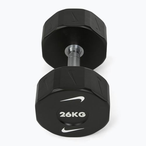 Хромована гантель Nike Strength Pro Urethane Dumbbell 26 kg black/white