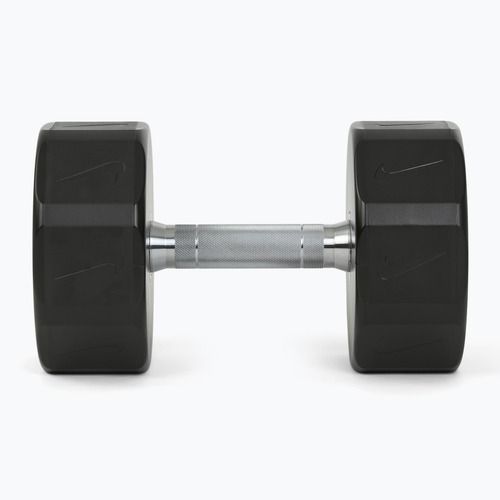 Хромована гантель Nike Strength Pro Urethane Dumbbell 26 kg black/white
