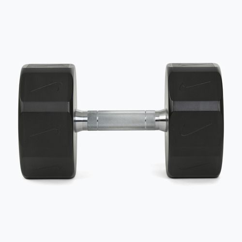 Хромована гантель Nike Strength Pro Urethane Dumbbell 28 kg black/white