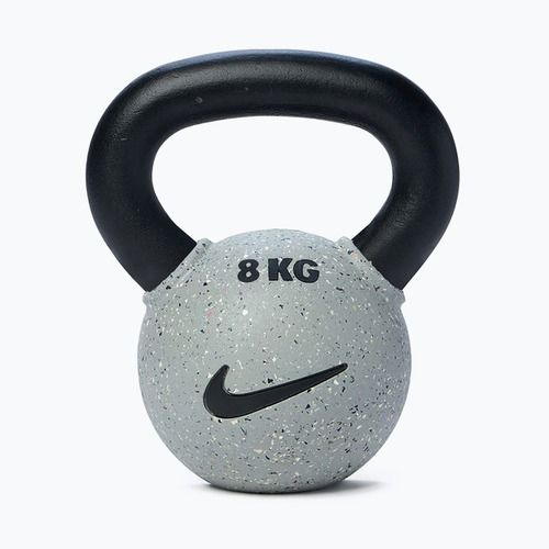 Гиря Nike Strength Rubber Coated 8 кг smoke grey