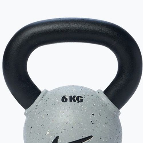 Гиря Nike Strength Rubber Coated 6 кг smoke grey