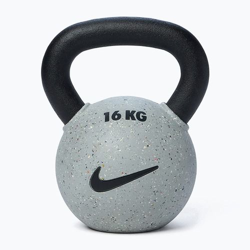Гиря Nike Strength Rubber Coated 16 кг smoke grey