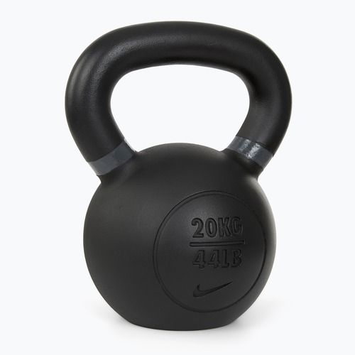 Kettlebell Nike Strength Cast Iron 20 кг чорний/сірий