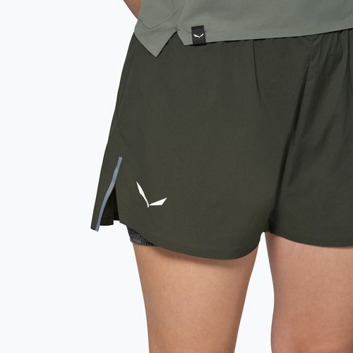 Шорти трекінгові жіночі Salewa Pedroc DST 2IN1 dark olive int/0870