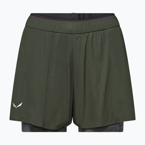 Шорти трекінгові жіночі Salewa Pedroc DST 2IN1 dark olive int/0870