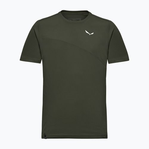 Футболка трекінгова чоловіча Salewa Puez Sporty Dry dark olive