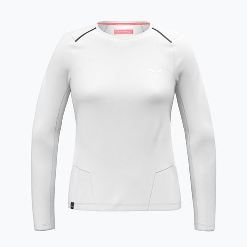 Лонгслів трекінговий жіночий Salewa Pedroc Dry Tee white