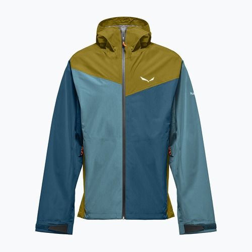 Куртка дощовик чоловіча Salewa Puez Aqua 4 PTX 2.5L olive oil/multi