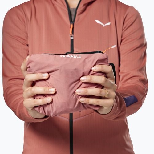 Куртка вітрозахисна жіноча Salewa Pedroc Wind HD Light desert pink