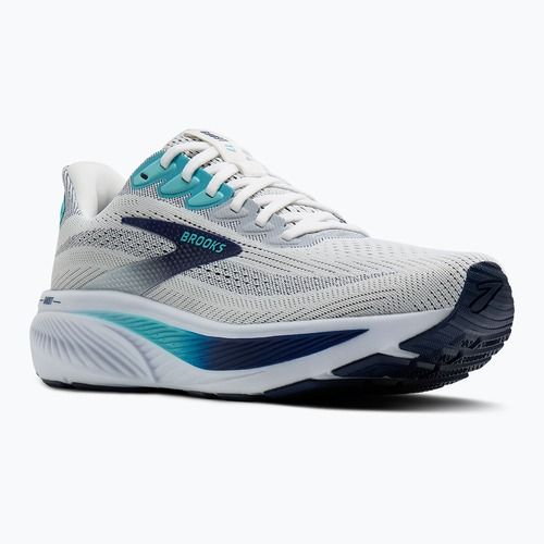 Кросівки для бігу чоловічі Brooks Ghost 17 white/beacon blue/ipanema