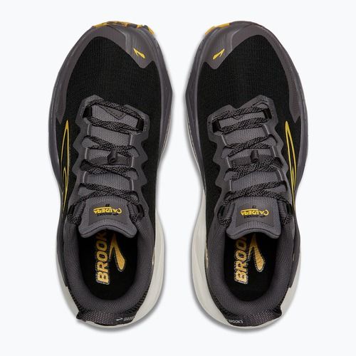 Кросівки для бігу чоловічі Brooks Caldera 8 black/rabbit/zest