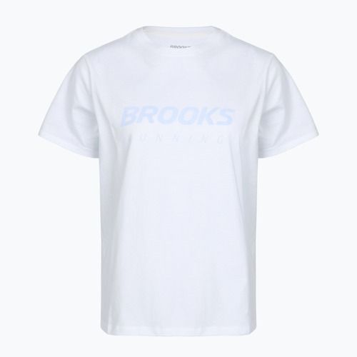 Футболка для бігу жіноча Brooks Graphic white/halogen blue