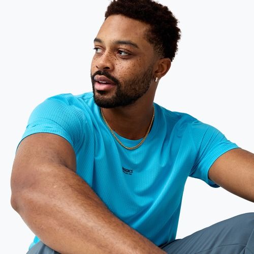 Футболка для бігу чоловіча Brooks Highpoint 2.0 blazing blue/atomic blue